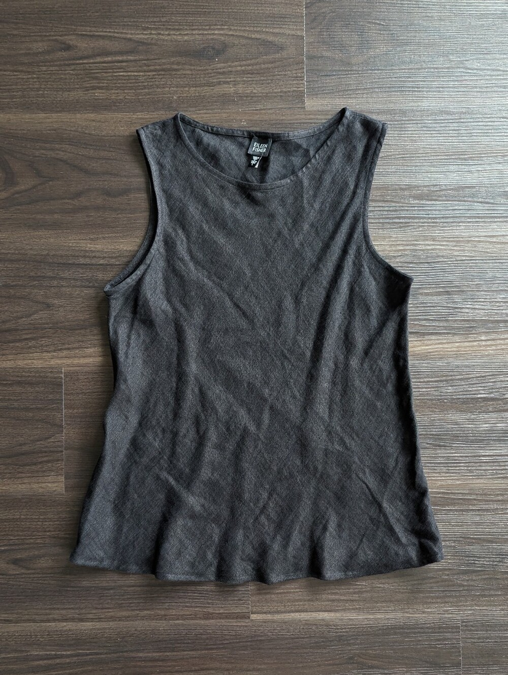 Eileen Fisher Linen Cotton Sleeveless Top Large Resort Summer Beach Minimalist